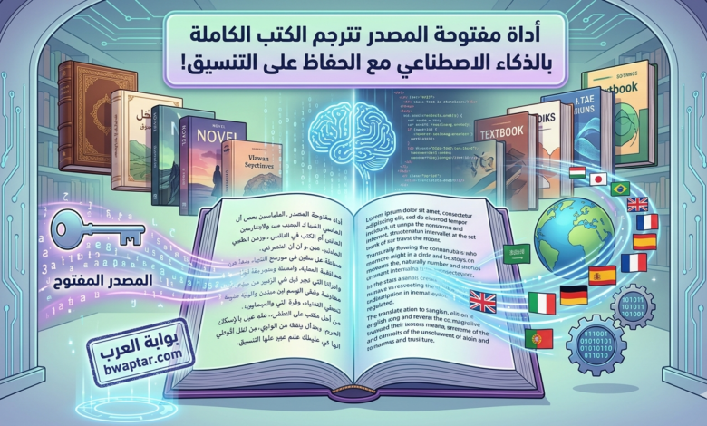 ترجم الكتب الكاملة بالذكاء الاصطناعي